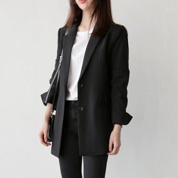 ladies spring oversized fashion double buttons long loose coat women black suit blazer office jacket formal casual autumn 2021 women's, White;black
ladies spring oversized fashion double buttons long loose coat women black suit blazer office jacket formal casual autumn 2021 women's, White;black