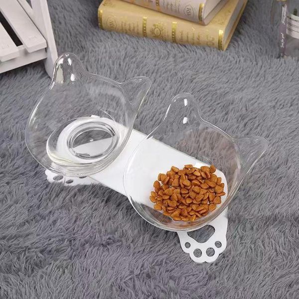 cat bowls & feeders dog food water feeder pet drinking dish puppy with raised feeding supplies small accessories
