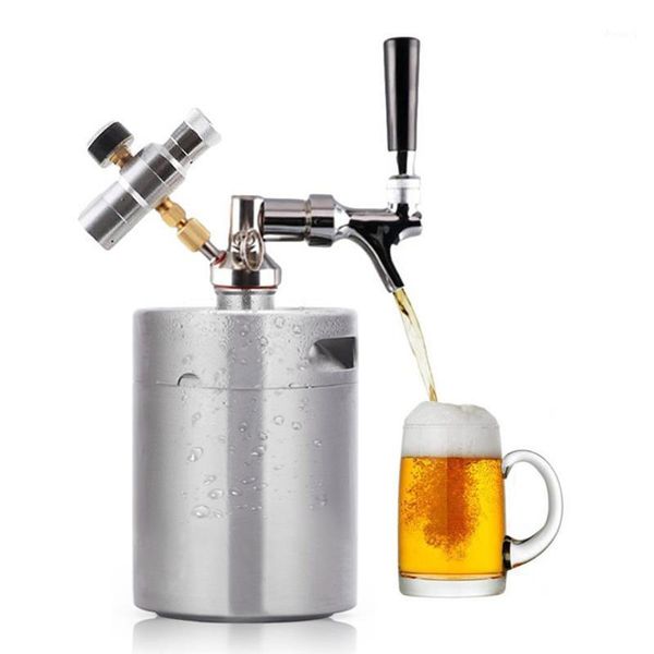 water bottle outdoor 1.8l/64oz stainless steel mini pressurized beer keg kit portable dispenser for camping picnic1
water bottle outdoor 1.8l/64oz stainless steel mini pressurized beer keg kit portable dispenser for camping picnic1
