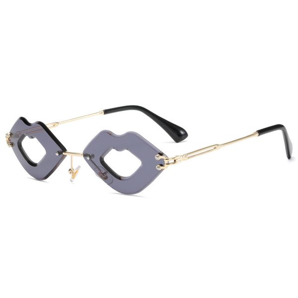 lips rimless sunglasses luxury brand design women metal personality sun glasses fashion shades uv400 eyewear oculos de sol, White;black
lips rimless sunglasses luxury brand design women metal personality sun glasses fashion shades uv400 eyewear oculos de sol, White;black
