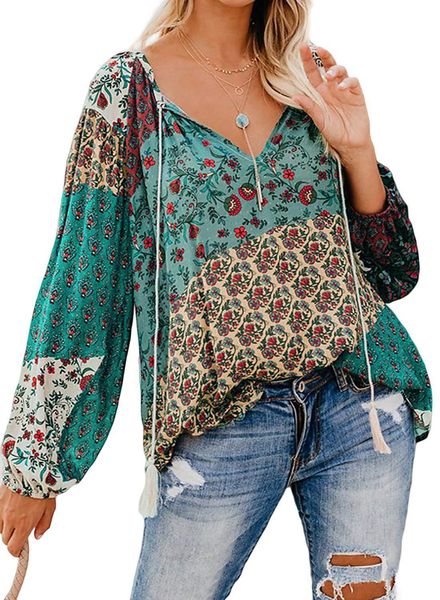2021 new spring summer v-neck flower blusas plus size women casual long sleeve sun protection beach womens and blouses zqtc, White
2021 new spring summer v-neck flower blusas plus size women casual long sleeve sun protection beach womens and blouses zqtc, White