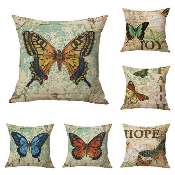 cushion/decorative pillow special retro butterfly covers explosions pattern decorative cushion and invisible zipper household items
cushion/decorative pillow special retro butterfly covers explosions pattern decorative cushion and invisible zipper household items