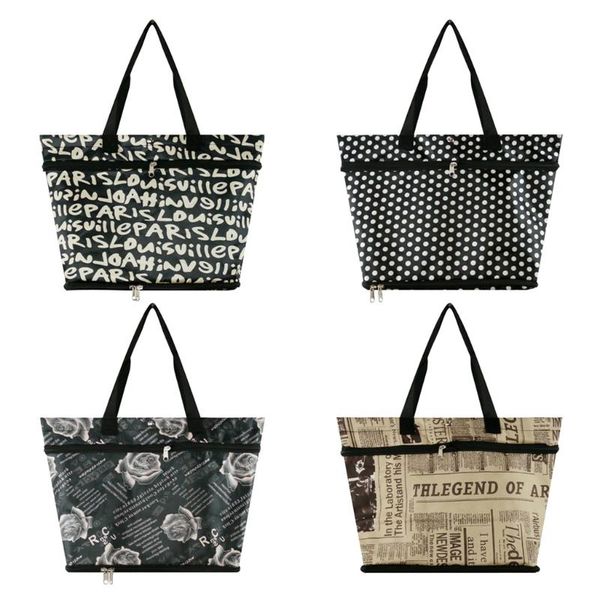 storage bags 2 in 1 folding shopping bag with wheels waterproof collapsible trolley grocery organizer 
storage bags 2 in 1 folding shopping bag with wheels waterproof collapsible trolley grocery organizer