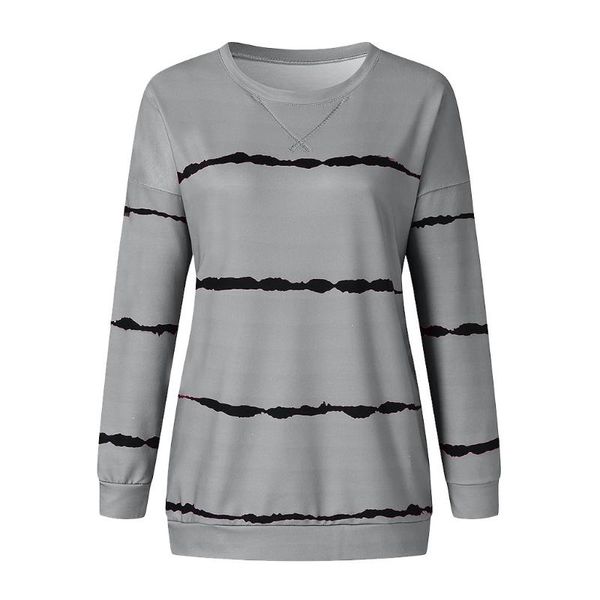 women's t-shirt fashion women summer autumn long sleeve patchwork shirt ladies round neck loose casual striped t shirts plus size femm, White
women's t-shirt fashion women summer autumn long sleeve patchwork shirt ladies round neck loose casual striped t shirts plus size femm, White