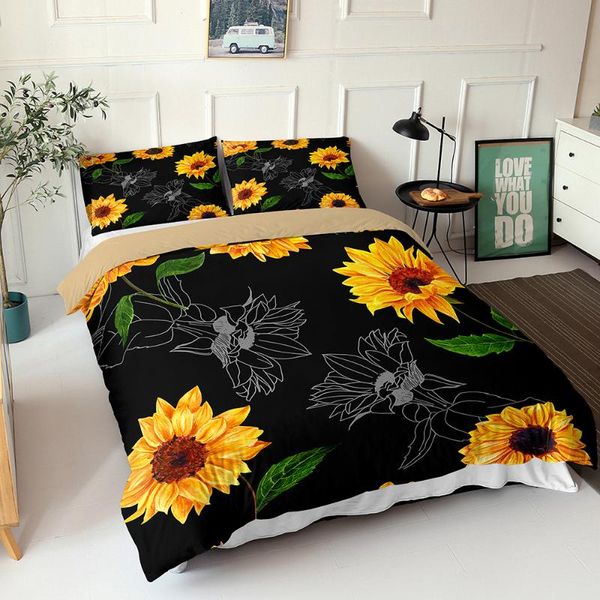 bedding sets floral duvet cover 3d sunflower set kids comforter bedclothes bed linen(no sheet) for bedroom
bedding sets floral duvet cover 3d sunflower set kids comforter bedclothes bed linen(no sheet) for bedroom