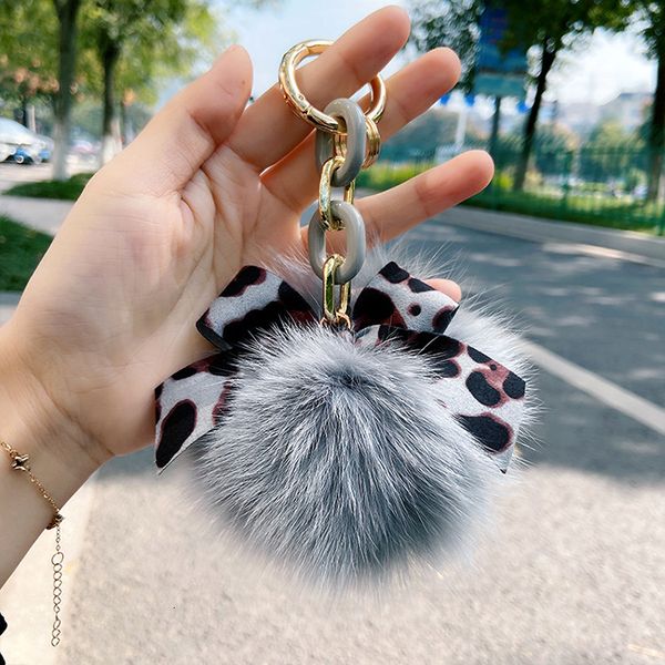 korean fashion leopard tie hair keychain personalized car keyring women's bag pendant, Silver
korean fashion leopard tie hair keychain personalized car keyring women's bag pendant, Silver