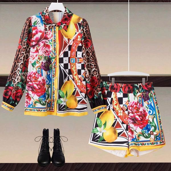 women's tracksuits designer spring autumn print set vintage casual long sleeve shirt zipper shorts party fashion suit, Gray
women's tracksuits designer spring autumn print set vintage casual long sleeve shirt zipper shorts party fashion suit, Gray
