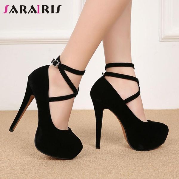 dress shoes sarairis ladies shallow pumps super high thin heels women for date party attractive platform woman, Black
dress shoes sarairis ladies shallow pumps super high thin heels women for date party attractive platform woman, Black