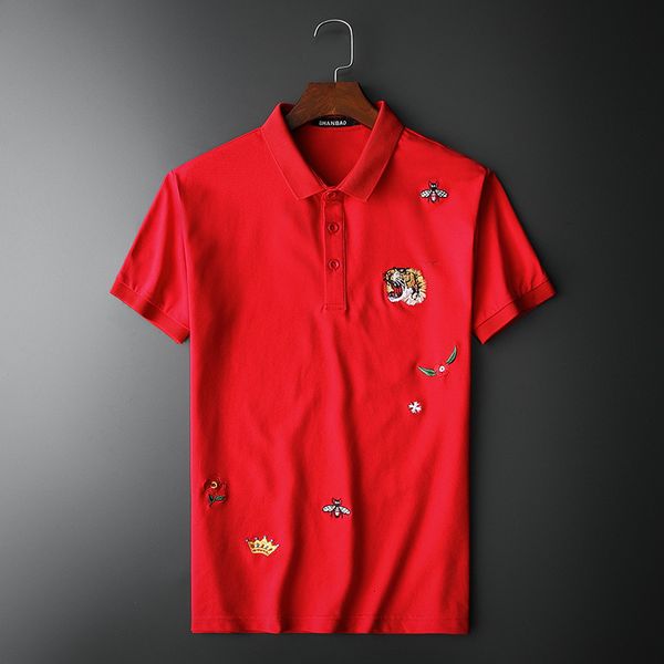 2021 high new men embroidered tiger head bee crown rose fashion polo shirts shirt hip hop skateboard cotton polos tee 9s23, White;black
2021 high new men embroidered tiger head bee crown rose fashion polo shirts shirt hip hop skateboard cotton polos tee 9s23, White;black