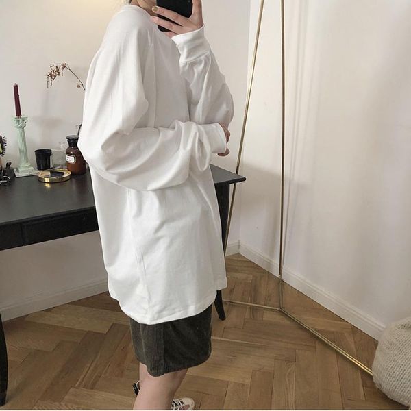 women's t-shirt women big size white multi arrivals round neck long sleeve fashion tide spring autumn 2021 z280
women's t-shirt women big size white multi arrivals round neck long sleeve fashion tide spring autumn 2021 z280