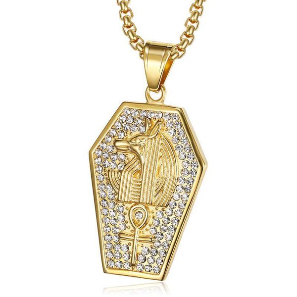 pendant necklaces men hip hop gold color 316l stainless steel egyptian pharaoh head chain punk jewelry, Silver
pendant necklaces men hip hop gold color 316l stainless steel egyptian pharaoh head chain punk jewelry, Silver