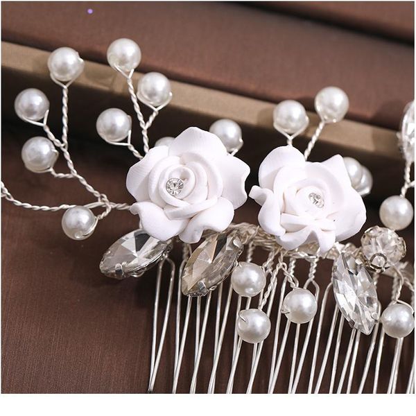new wedding hair accessories ladies rhinestone rearl flower hair comb handmade bride prom headwear jewelry acc jllale
new wedding hair accessories ladies rhinestone rearl flower hair comb handmade bride prom headwear jewelry acc jllale