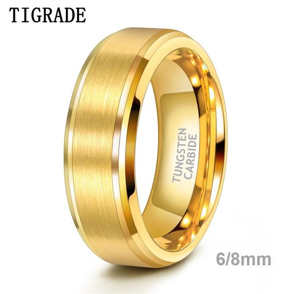 wedding rings tigrade men ring gold color 6mm 8mm width tungsten carbide luxury band classic jewelry, Slivery;golden
wedding rings tigrade men ring gold color 6mm 8mm width tungsten carbide luxury band classic jewelry, Slivery;golden