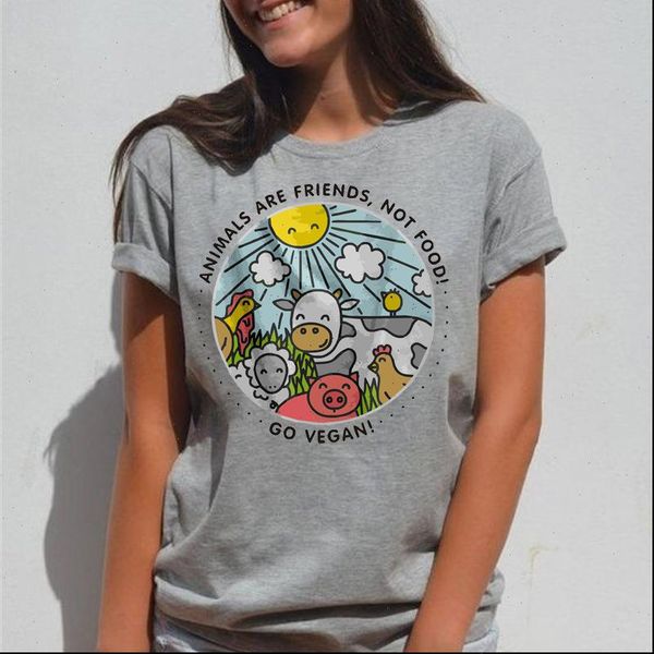 2021 animals are friends not food t shirt go vegan vintage t shirt vegan shirt vegetarian natural cute hippie t, White
2021 animals are friends not food t shirt go vegan vintage t shirt vegan shirt vegetarian natural cute hippie t, White