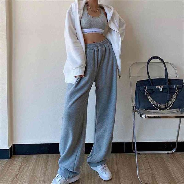 winter fleece warm sports women pants korean fashion gray jogging sweatpants oversize velvet joggers black wide trousers female, Black;white
winter fleece warm sports women pants korean fashion gray jogging sweatpants oversize velvet joggers black wide trousers female, Black;white