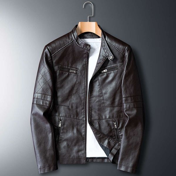 2020 new youth handsome motorcycle clothes men's large casual pu leather jacket trendy menwinter, Black
2020 new youth handsome motorcycle clothes men's large casual pu leather jacket trendy menwinter, Black