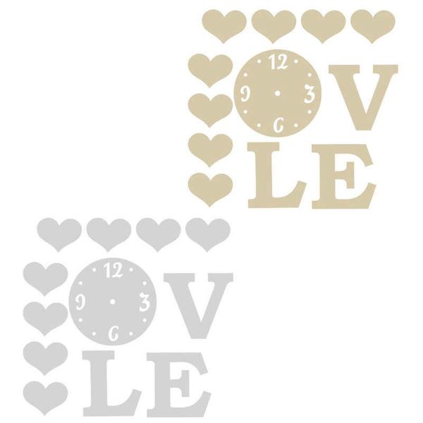 wall clocks clock sticker diy mirror for living room bedroom decoration