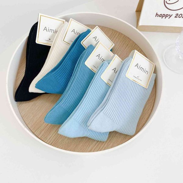 sock's white thin medium tube ins morandi light blue summer pile stockings, Black;white
sock's white thin medium tube ins morandi light blue summer pile stockings, Black;white