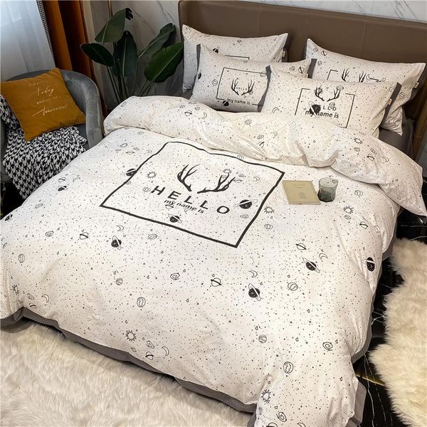 bedding sets 2021 fashion ins style set 100% cotton black and white luxury bedroom bed cover
bedding sets 2021 fashion ins style set 100% cotton black and white luxury bedroom bed cover