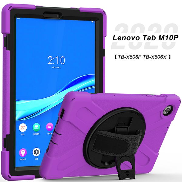 360 rotating hand strap and kickstand case for lenovo tab m10 plus silicone casing tb-x606f tb-x606x shockproof cover
360 rotating hand strap and kickstand case for lenovo tab m10 plus silicone casing tb-x606f tb-x606x shockproof cover