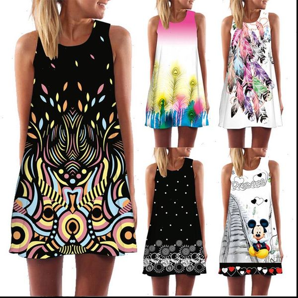2021 fashion summer dress women 3d floral print short dress sleeveless boho short beach dress sundress casual dresses vestido, Black;gray
2021 fashion summer dress women 3d floral print short dress sleeveless boho short beach dress sundress casual dresses vestido, Black;gray