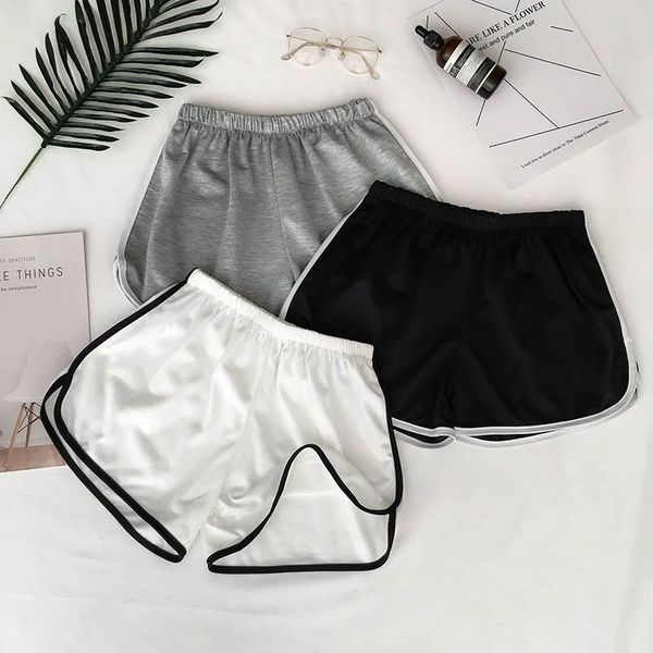 women's shorts 2021 simple women casual body fitness workout summer female elastic skinny slim short, White;black
women's shorts 2021 simple women casual body fitness workout summer female elastic skinny slim short, White;black