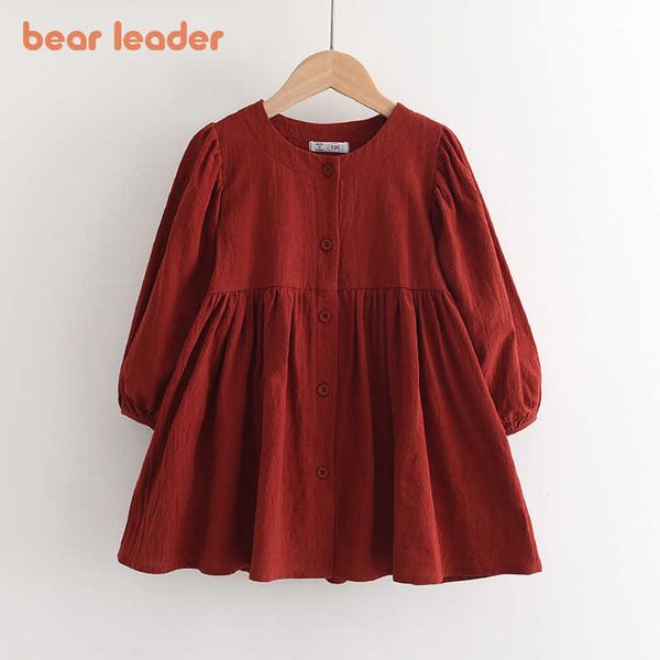 bear leader girls spring casual dresses fashion kids girl solid princess costume children button cute vestidos for 3-7y 210708, Red;yellow
bear leader girls spring casual dresses fashion kids girl solid princess costume children button cute vestidos for 3-7y 210708, Red;yellow