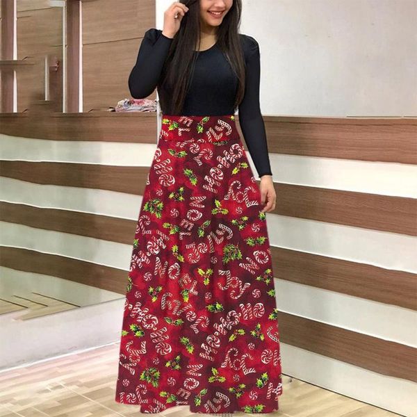 casual dresses fashion for women 2021 christmas print maxi dress long sleeve ladies roupas femininas#5, Black;gray
casual dresses fashion for women 2021 christmas print maxi dress long sleeve ladies roupas femininas#5, Black;gray
