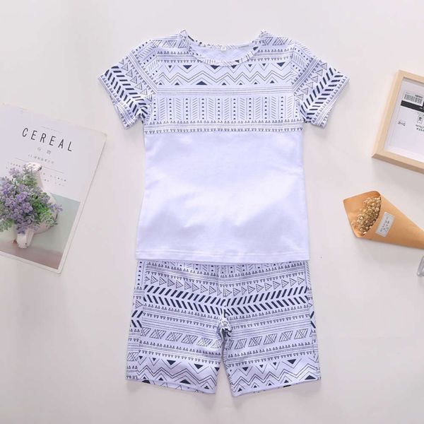 summer spring 2021 cotton knitted printed boys' and girls' round neck t-shirt + pants two piece set, White
summer spring 2021 cotton knitted printed boys' and girls' round neck t-shirt + pants two piece set, White