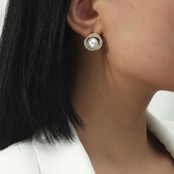 stud neulry fashion simple geometric round freshwater pearl earrings vintage look, victorian, small, white with zircon pla, Golden;silver
stud neulry fashion simple geometric round freshwater pearl earrings vintage look, victorian, small, white with zircon pla, Golden;silver