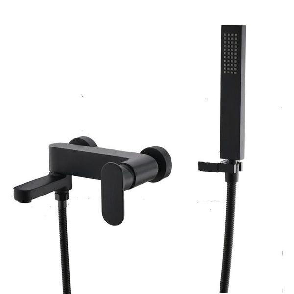 bathtub faucets bathroom shower faucet set & cold solid brass mixer tap with handheld wall mounted black/chrome arrival
bathtub faucets bathroom shower faucet set & cold solid brass mixer tap with handheld wall mounted black/chrome arrival