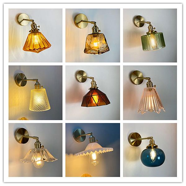 wall lamp nordic europe style brass bedside reading bathroom mirror creative small glass light for indoor home
wall lamp nordic europe style brass bedside reading bathroom mirror creative small glass light for indoor home