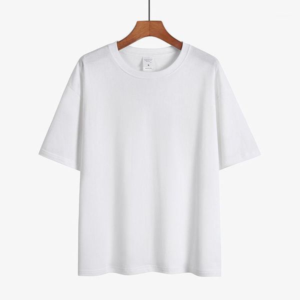 women's t-shirt high-quality european and american summer breathable short-sleeved soft pure cotton, White
women's t-shirt high-quality european and american summer breathable short-sleeved soft pure cotton, White