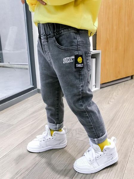 jeans fashion children dark grey kids boys girls denim pants for toddler clothes children's trousers, Blue
jeans fashion children dark grey kids boys girls denim pants for toddler clothes children's trousers, Blue