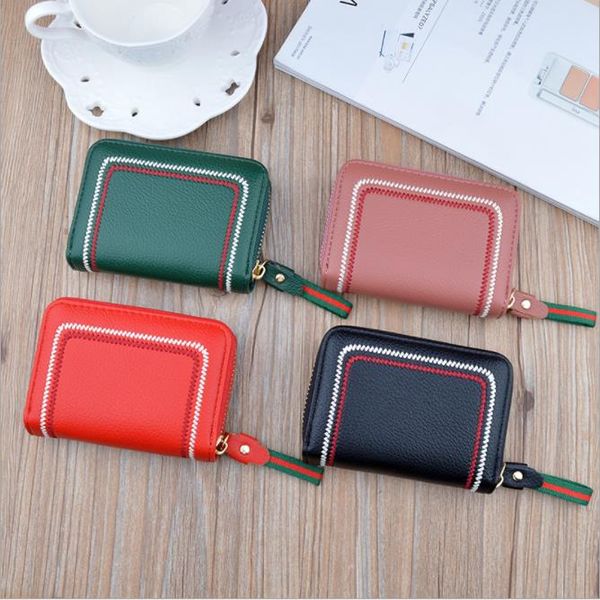 new soft pickup bag women's short zipper student card clip zero wallet, Red;black
new soft pickup bag women's short zipper student card clip zero wallet, Red;black