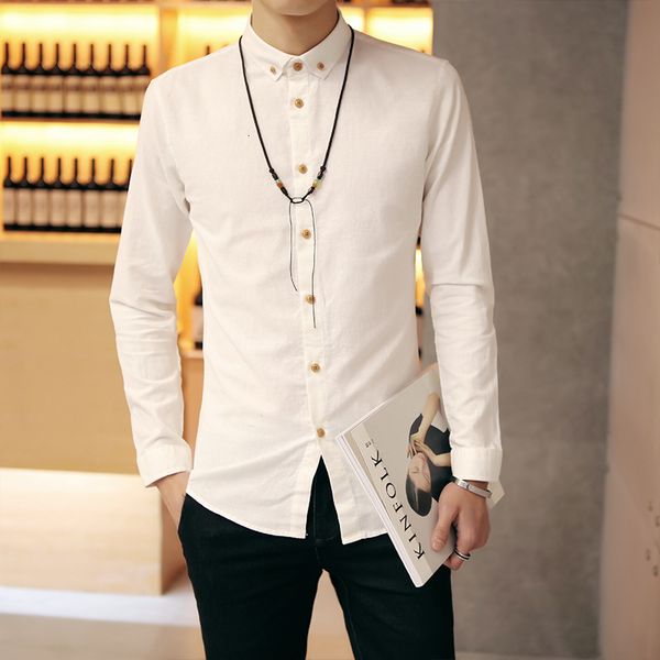 2021 new chemise homme brand white linen men shirt long sleeve cotton casual slim fit formal business 5xl camisa masculina hwyz
2021 new chemise homme brand white linen men shirt long sleeve cotton casual slim fit formal business 5xl camisa masculina hwyz
