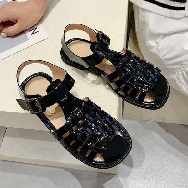 sandals 2021gladiator women janpanned leather shoes ladies cross-knitted flip flops cut-out beach slippers femme flat sandalias, Black
sandals 2021gladiator women janpanned leather shoes ladies cross-knitted flip flops cut-out beach slippers femme flat sandalias, Black