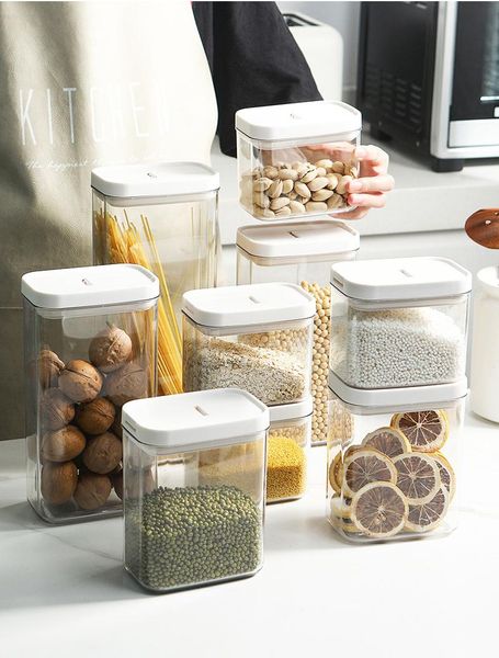 storage bottles & jars transparent airtight cereal pasta box multigrain sealed noodle container with lid for kitchen refrigerator
storage bottles & jars transparent airtight cereal pasta box multigrain sealed noodle container with lid for kitchen refrigerator