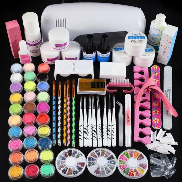 nail art kits coscelia acrylic set extension uv gel tools kit powder liquid led lamp glitter tips for manicure
nail art kits coscelia acrylic set extension uv gel tools kit powder liquid led lamp glitter tips for manicure