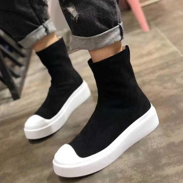 boots 2021 spring and autumn suede short tube flat bottom wild net red socks women's shoes trend, Black
boots 2021 spring and autumn suede short tube flat bottom wild net red socks women's shoes trend, Black