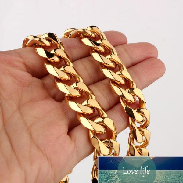customed size 5/8/10/12/15/17/19mm mens necklace stainless steel cuban link chain gold color male jewelry gifts for men1 factory price exper, Silver
customed size 5/8/10/12/15/17/19mm mens necklace stainless steel cuban link chain gold color male jewelry gifts for men1 factory price exper, Silver