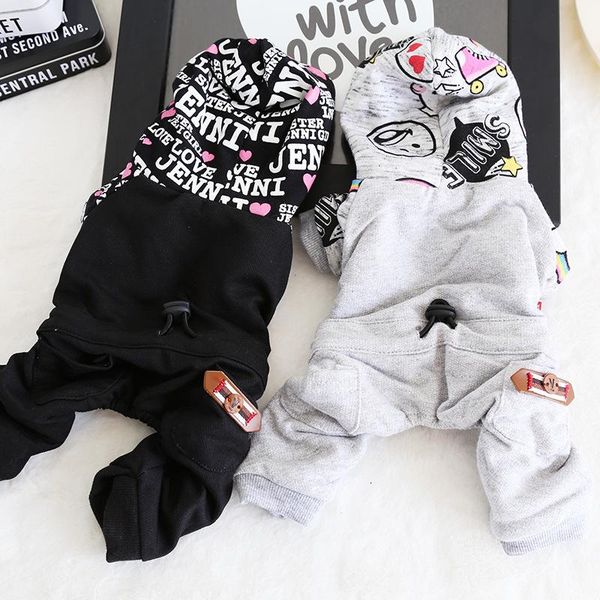 dog apparel fashion printing four legs jumpsuits for dogs black grey colors xs-xl sizes clothes autumn and winter pet
dog apparel fashion printing four legs jumpsuits for dogs black grey colors xs-xl sizes clothes autumn and winter pet
