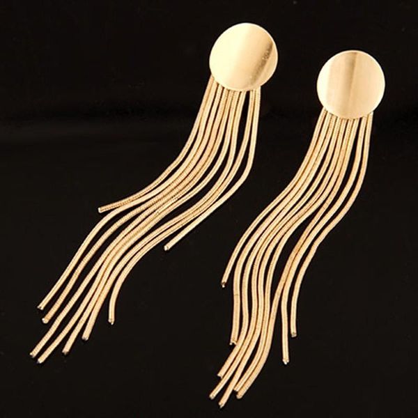 meyfflin vintage metal tassel earrings for women 2021 fashion geometric round long earring female gold drop jewelry brincos gift, Silver
meyfflin vintage metal tassel earrings for women 2021 fashion geometric round long earring female gold drop jewelry brincos gift, Silver