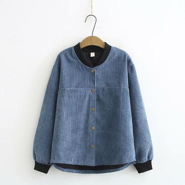 women's jackets plus size stand collar corduroy women loose 2021 spring autumn casual ladies soft coats female, Black;brown
women's jackets plus size stand collar corduroy women loose 2021 spring autumn casual ladies soft coats female, Black;brown