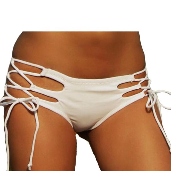 women's swimwear micro bandage two-piece separate beachwear bathing t-back thong g string underwear bikini pants panties, White;black
women's swimwear micro bandage two-piece separate beachwear bathing t-back thong g string underwear bikini pants panties, White;black