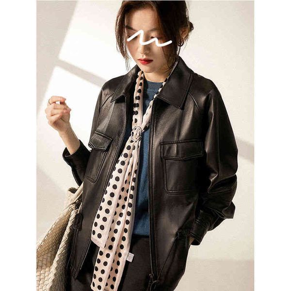 new product 2021 new fashion motorcycle leather women's fried stre short leather et square collar 0, Black;brown
new product 2021 new fashion motorcycle leather women's fried stre short leather et square collar 0, Black;brown