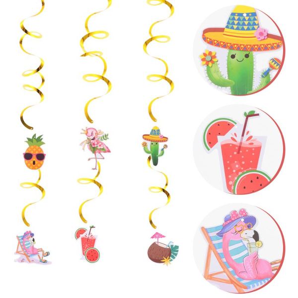 other festive & party supplies 1set paper spiral hanging decor hawaii pendant for home
other festive & party supplies 1set paper spiral hanging decor hawaii pendant for home