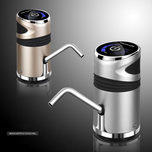 water dispenser automatic mini barreled electric pump usb charge portable drinking treatment appliances 
water dispenser automatic mini barreled electric pump usb charge portable drinking treatment appliances