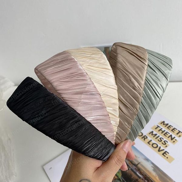 fashion women headband 4cm wide side classic hairband solid color turban vintage headwear hair accessories, Silver
fashion women headband 4cm wide side classic hairband solid color turban vintage headwear hair accessories, Silver