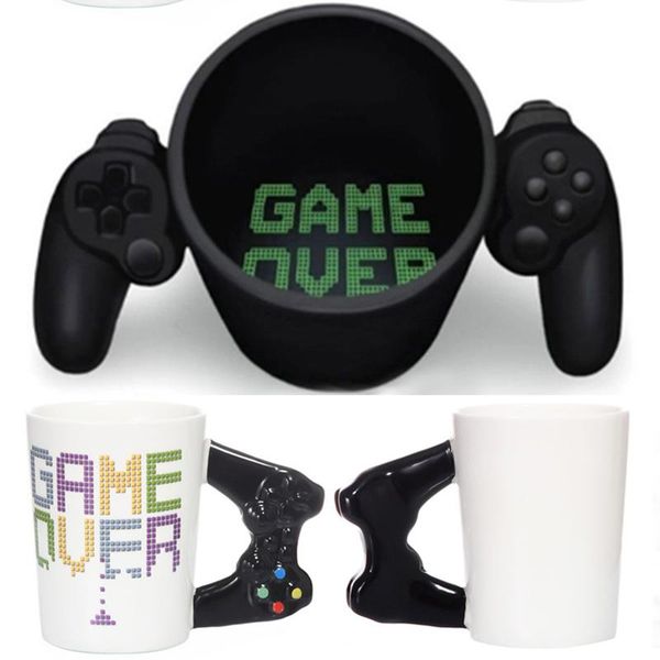 mugs game over coffee mug creative 380ml 3d controller handle ceramic cup milk tea for boy birthday christmas gift
mugs game over coffee mug creative 380ml 3d controller handle ceramic cup milk tea for boy birthday christmas gift
